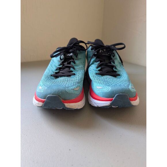 Hoka One Mens Clifton 8 Lace-up Road Running Athletic Shoes Blue Size 10.5D main image 5